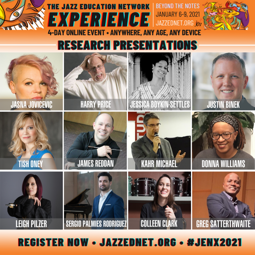 The Jazz Education Network Experience - A Four Day Online Event - Register Now